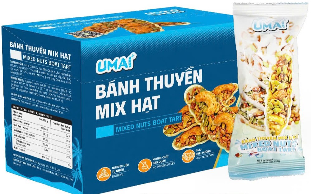 BÁNH THUYỀN MIX HẠT DINH DƯỠNG UMAI