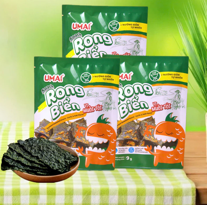 SNACK RONG BIỂN VỊ MUỐI TỎI - UMAI